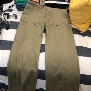 XCVI Pants - Khaki cargo type pants XCVI Pants - Khaki cargo type pants